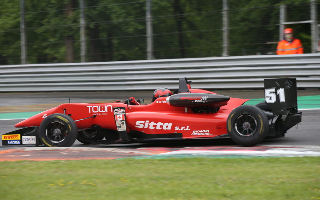 Bernardo Pellegrini in azione sulla Dallara F313